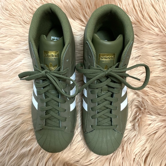 olive green shell toe adidas